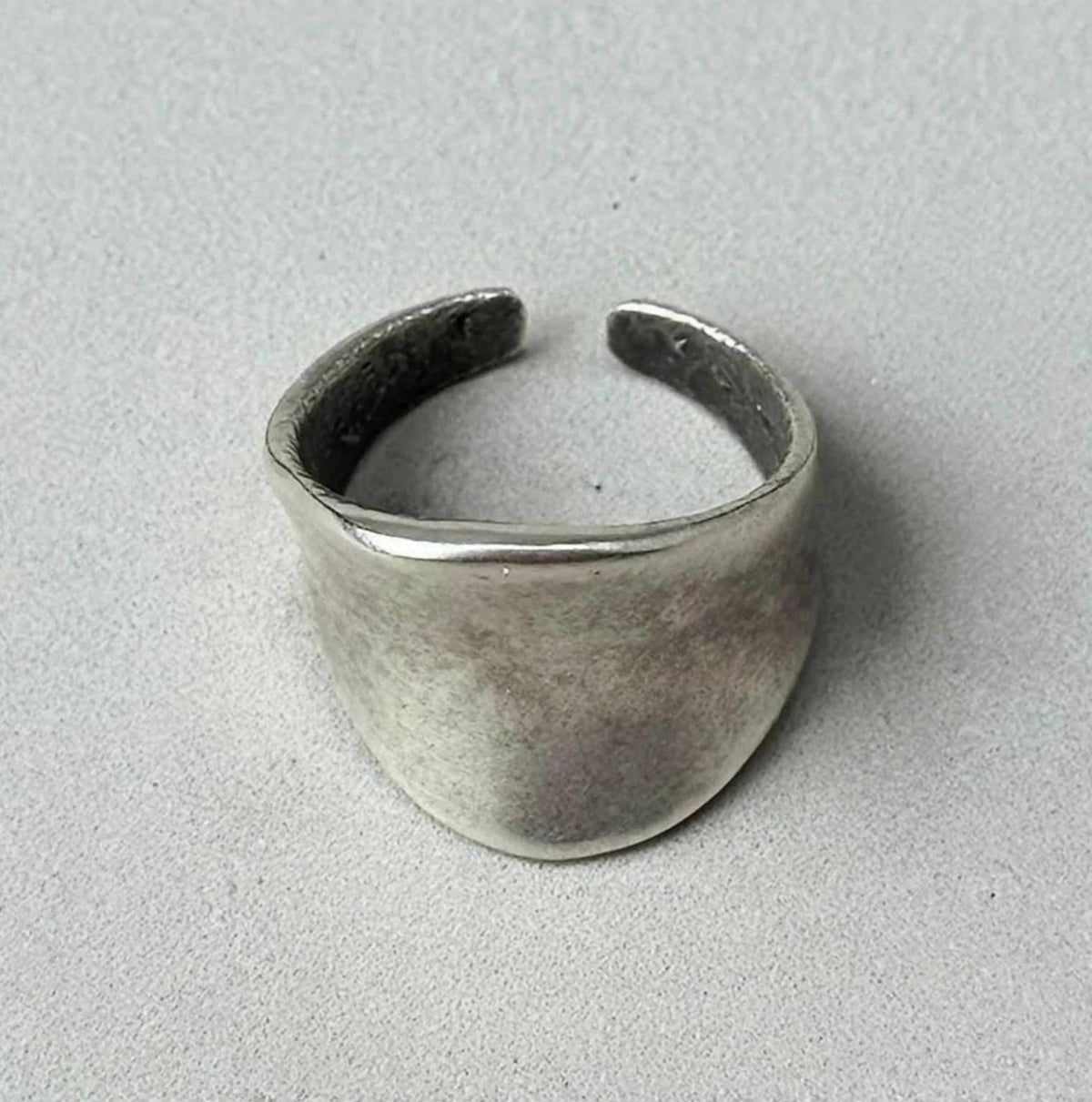 Organic Chunky Asymmetric Silver Ring