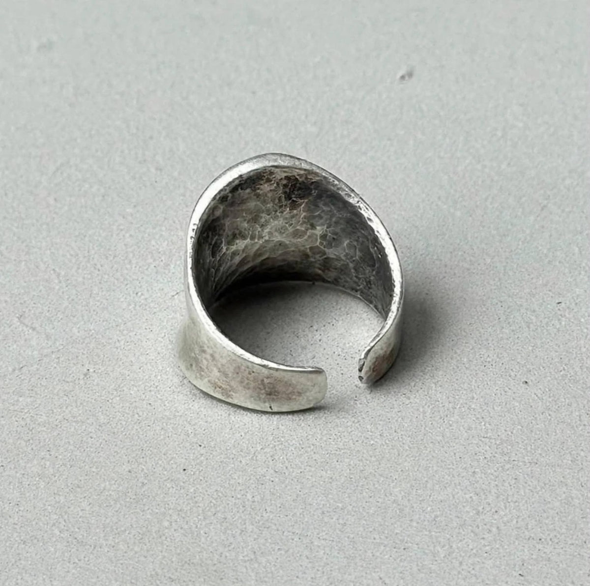 Organic Chunky Asymmetric Silver Ring