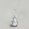 Angel Tears Drop Pendant Necklace